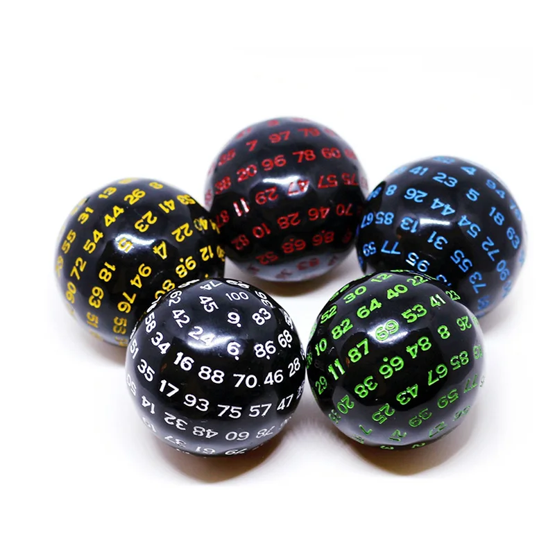 

100 Sided Digital Dice Funny Puzzle Game Send Children 50 mm