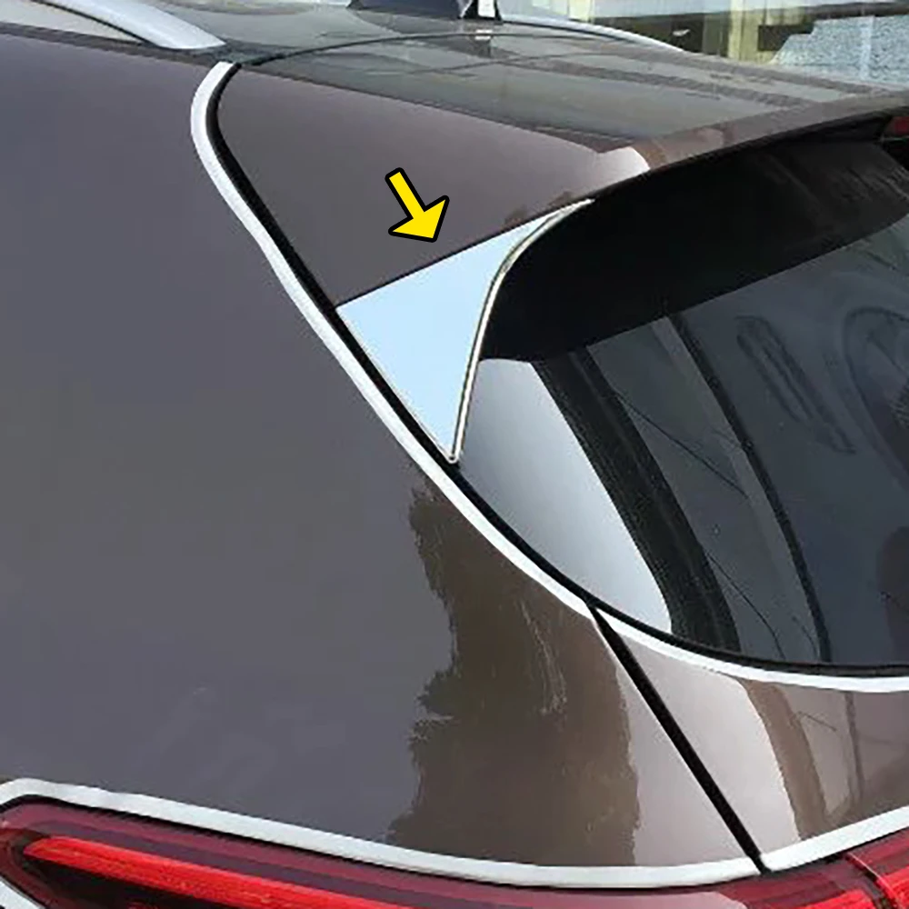 

Хромированные наклейки на заднее боковое крыло спойлера 2016-2021 Kia Sportage QL аксессуары