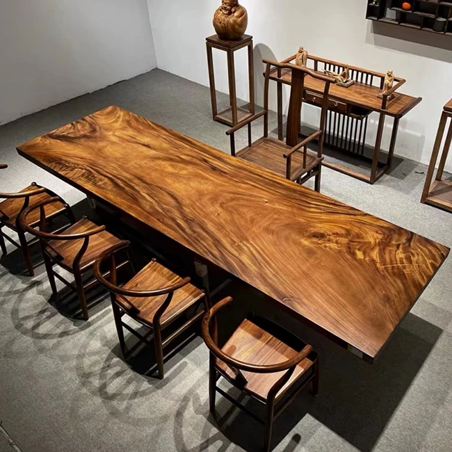 В наличии большой столик-Консоль неправильной формы деревянный обеденный стол