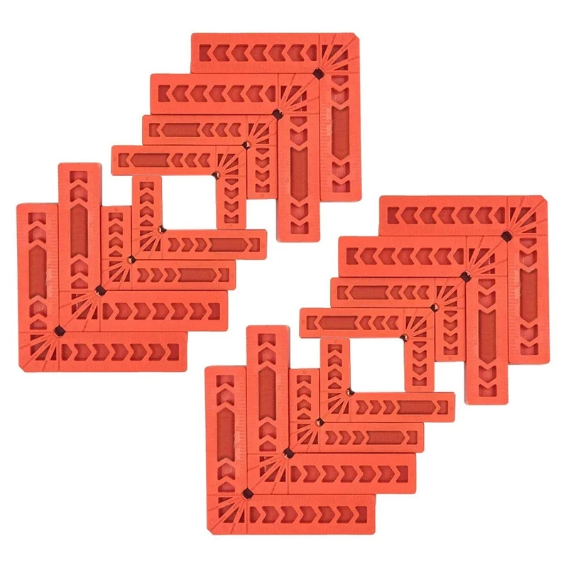 

16Pcs Positioning Squares For Woodworking, 90 Degree Corner Right Angle Clamps Carpenter Corner Clamping Square Tool