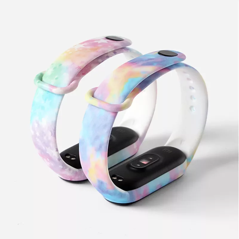 

Strap For Xiaomi Mi Band 6 5 4 3 Strap Wristband Cartoon Colorful Silicone Strap For Xiaomi Mi Band 5 4 3 Miband 6 5 4 Strap