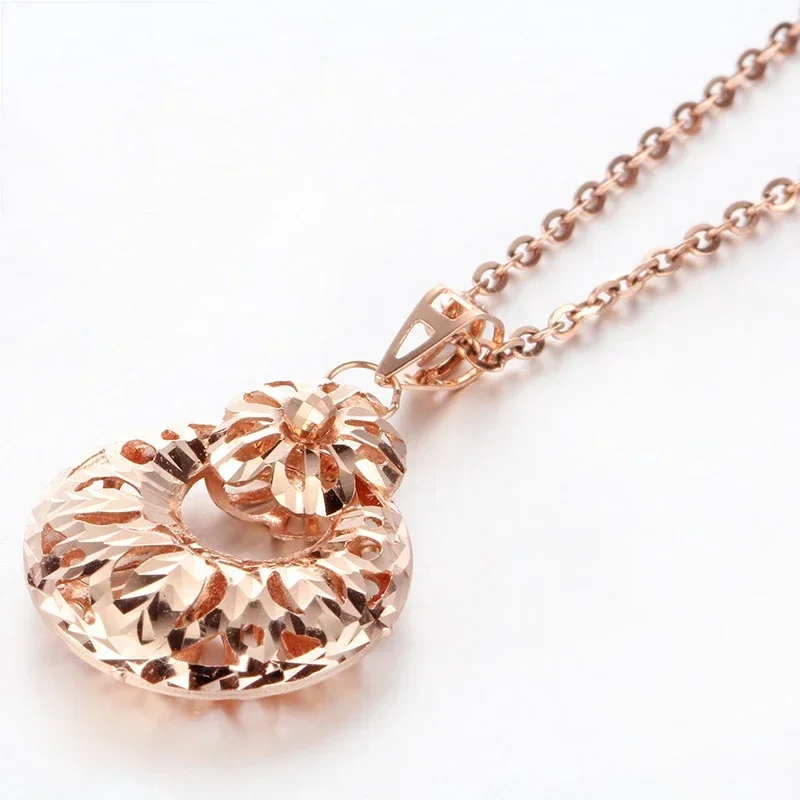 Классическое Сверкающее Ожерелье В Арабском Стиле С Цветочным Кулоном Для