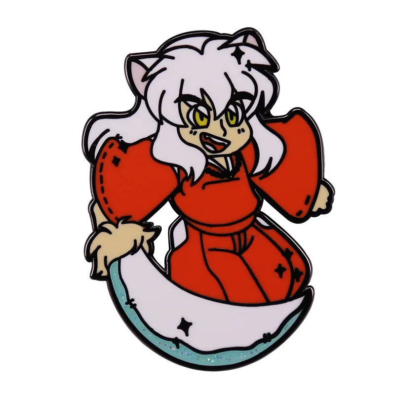 

D0439 Japanese Comic Inuyasha Enamel Pins Collect Anime Metal Cartoon Brooch Backpack Collar Lapel Badges Fashion Jewelry Gifts