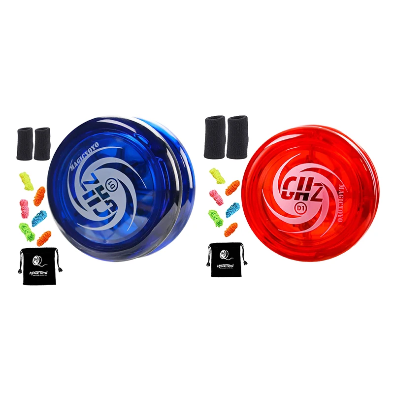 

Top!-MAGICYOYO Responsive Yoyo D1 GHZ,Professional Looping Yoyos For Kids Beginner With Yoyo Strings+Finger Cot+Yoyo Ba