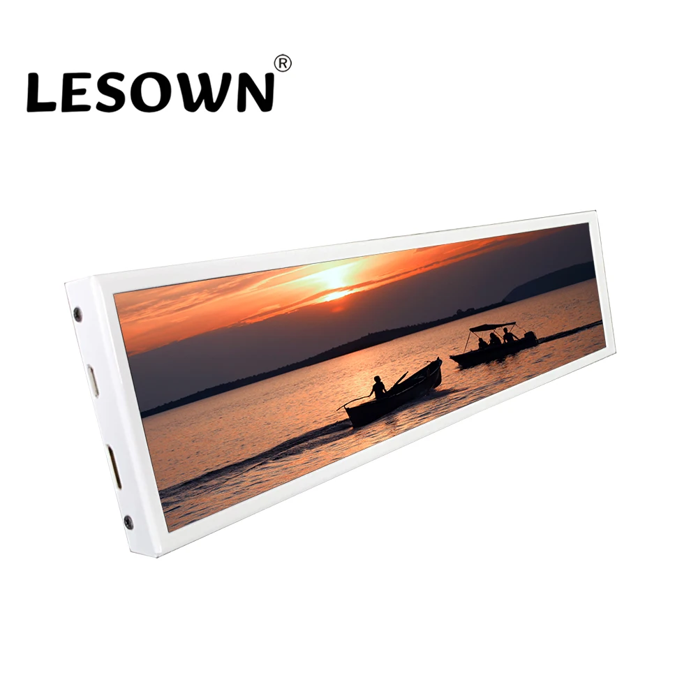 Купи 8.8inch Portatil Touch Screen 1920x480 Stretched Bar Monitor Display Screen for PC Case HDMI LCD with Case Portable Computer за 5,346 рублей в магазине AliExpress