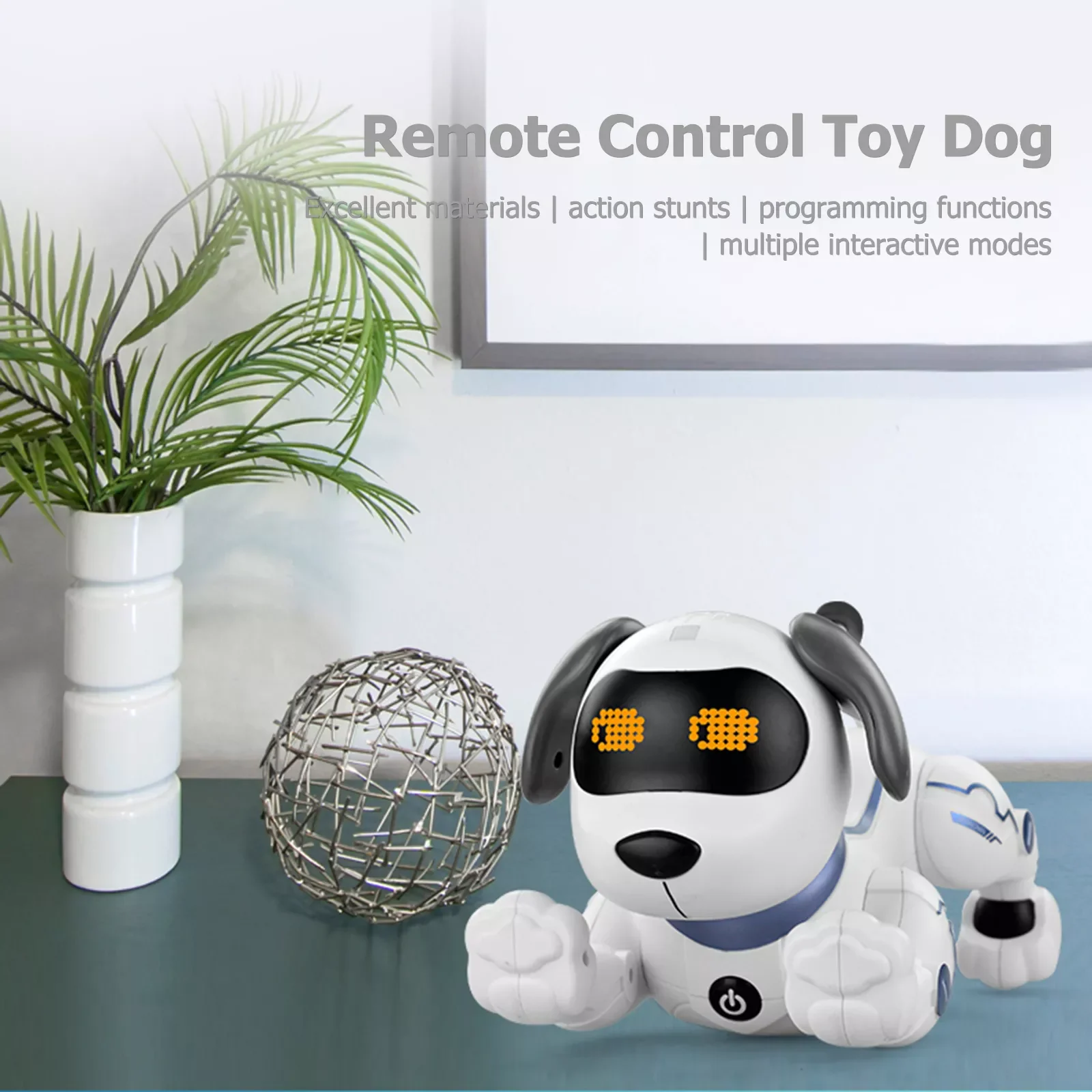 

Remote Control Dog Handstand Push-up Smart Dancing RC Stunt Robotic Puppy Pets
