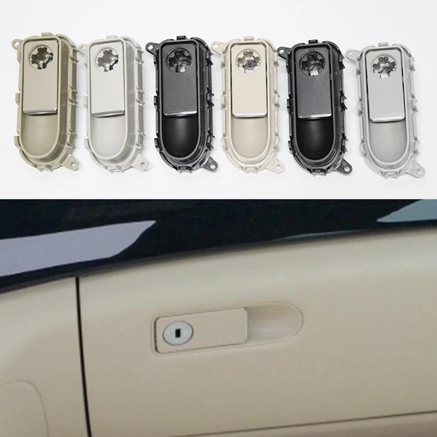 

For Mercedes W218 Car Glove Box Handle Cover Lid Lock for Ben CLS300 320 350 400 Toolbox Glove Boxes Cover Switch Black Beige