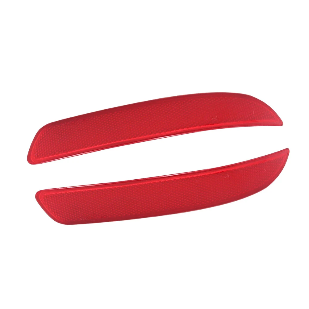 

2pcs Bumper Reflector Lamp Reflective Safety For Car Bumper Trunk Rear Left Right Side Bumper Lamp Red Hazard Car Brake Light