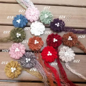 10 шт.лот разноцветная мохеровая повязка на голову для детской фотографии подарок на день рождения