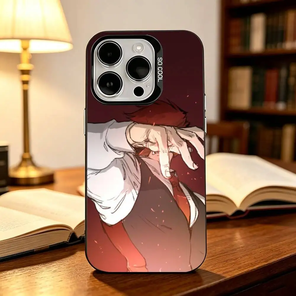 Чехол для телефона Kekkai Sensen K-Klaus V Reinherz для iPhone 17, 16, 15, 14, 13, 12, 11 Plus, Pro Max, XS, цветной, серебристо-черный (art.: 3920db13145ac) - 3920db13145ac