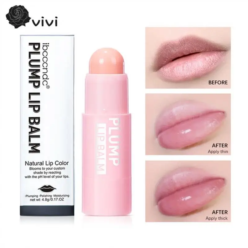 

Увлажняющий бальзам для губ Ibcccndc, 4 цвета, эластичный Увлажняющий Уход за губами, Осветляющий текстуру губ