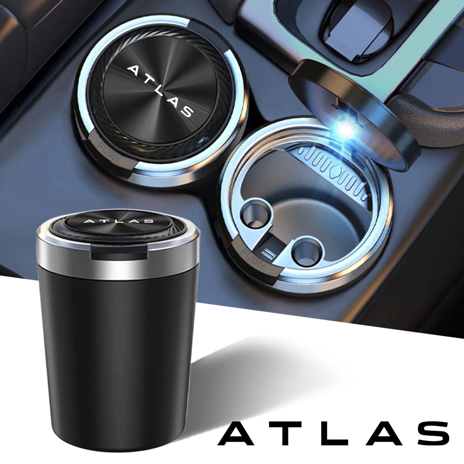 Автомобильная пепельница cenicero с текстурой автомобильных аксессуаров для vw Volkswagen