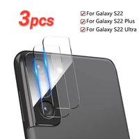 3 1pcs flexible glass camera protectors for samsung galaxy s22 pluss22 ultra mobile phone lens protective film for galaxy s22
