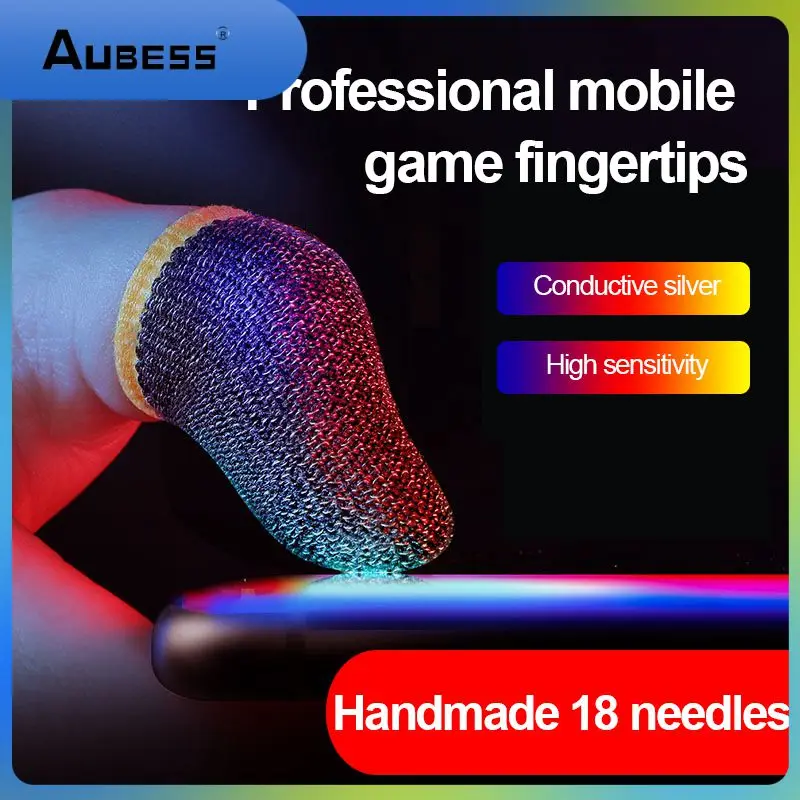 

Lightweight Finger Cots Sweatproof Ultra-thin Gaming Finger Sleeve High Sensitivity Touch Screen Gloves For Gamer Fiber For Pubg