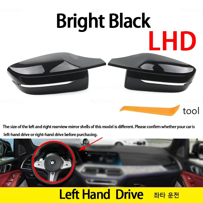 

Крышка бокового зеркала заднего вида автомобиля, Стайлинг деталей для BMW 3 4 5 7 8 серии G20 G21 G30 G38 G22 G23 G11 G12 G15 G16