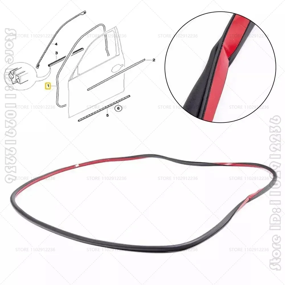Для 2004-2010 E60 E61 BMW 525i 528i 530i 535i 545i 550i M5 резиновое уплотнение передней двери 51217033787 (art.: 3920ca66119be) - 3920ca66119be