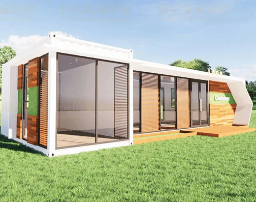 

Custom Made Luxury Modular Prefabricated Container villa, earthquake shock-proof container home,flood relief homestay