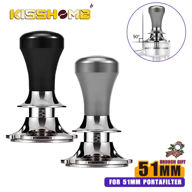 

51mm Adjustable Depth Calibrated Coffee Tamper Espresso Anti Pressure Deviation Distributor For Delonghi 51mm Portafilter Tools