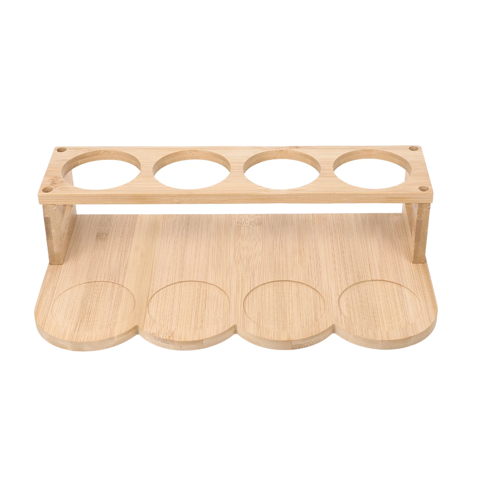 

Organizer Bottle Holder Rack Seasoning Kitchen Storage Jar Wooden Stand Wood Shelf Countertop Condiment Display Cabinet Oil
