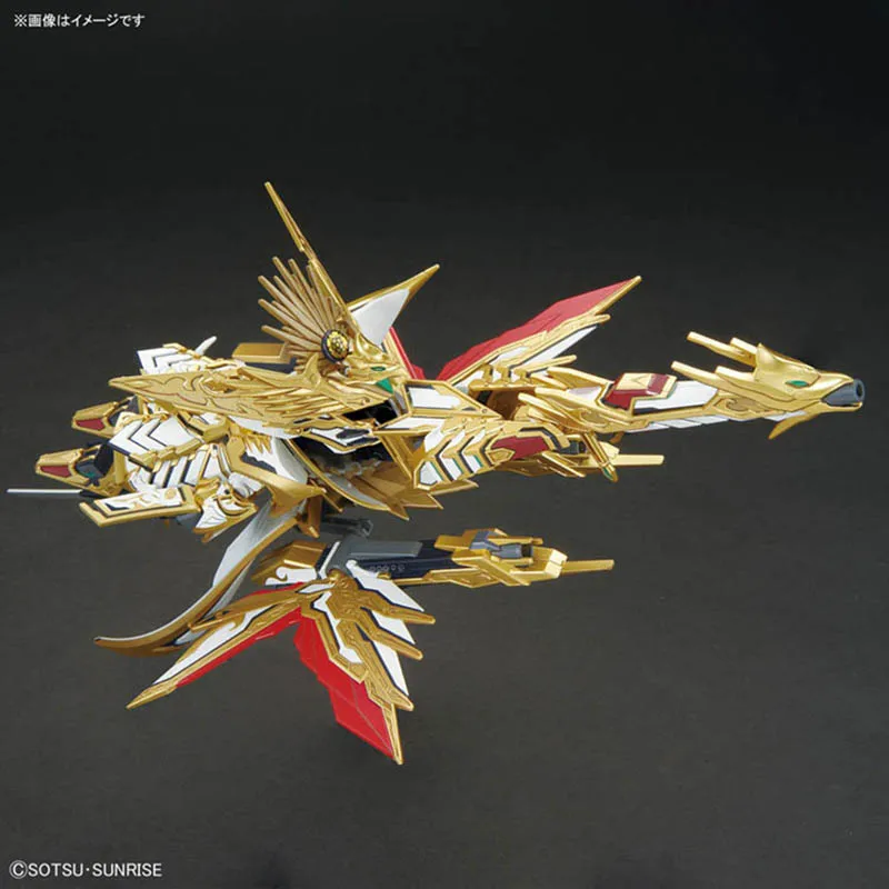 Фото Конструктор Bandai SDW Heroes SD Gundam Aerial Daishogun Musha Superior Strike Freedom Darkness Dragon: Меха-робот, сборная модель, игрушка №4
