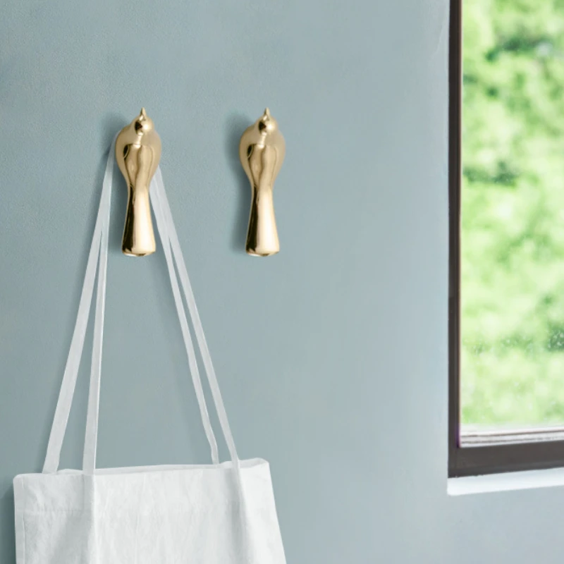 Золотые ручки для шкафа с птицами настенный крючок выдвижные ящики животными