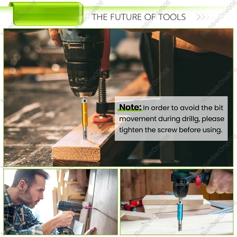 Набор самостоятельных фрез 1/4 дюйма шестигранный хвостовик Викс бит от 5/64-дюйма