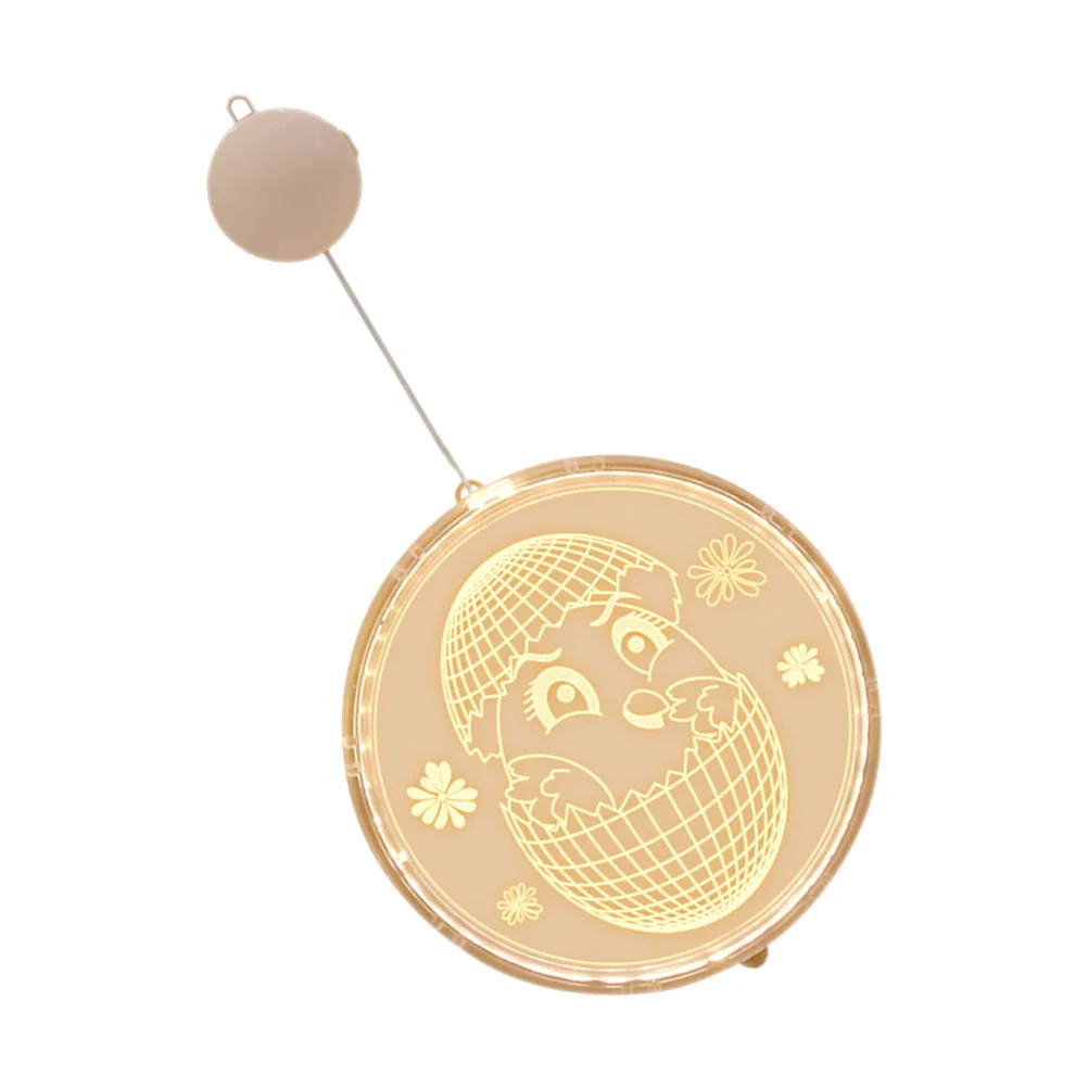 

Hanging Light Bunny Night Light Kids String Lights Bunny Ornament Suction Lamp Sucker Decorative Night Light