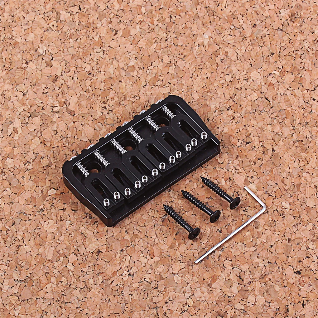 

Guitar Bridge Smooth Surface Instrument Supply Musical Gear 6 Strings Saddle