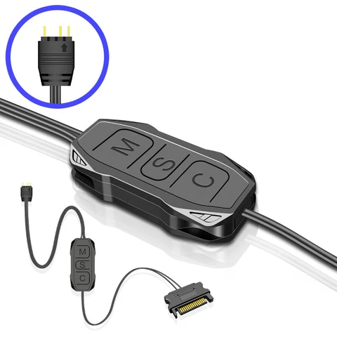ARGB контроллер 5В 3-контактный SATA