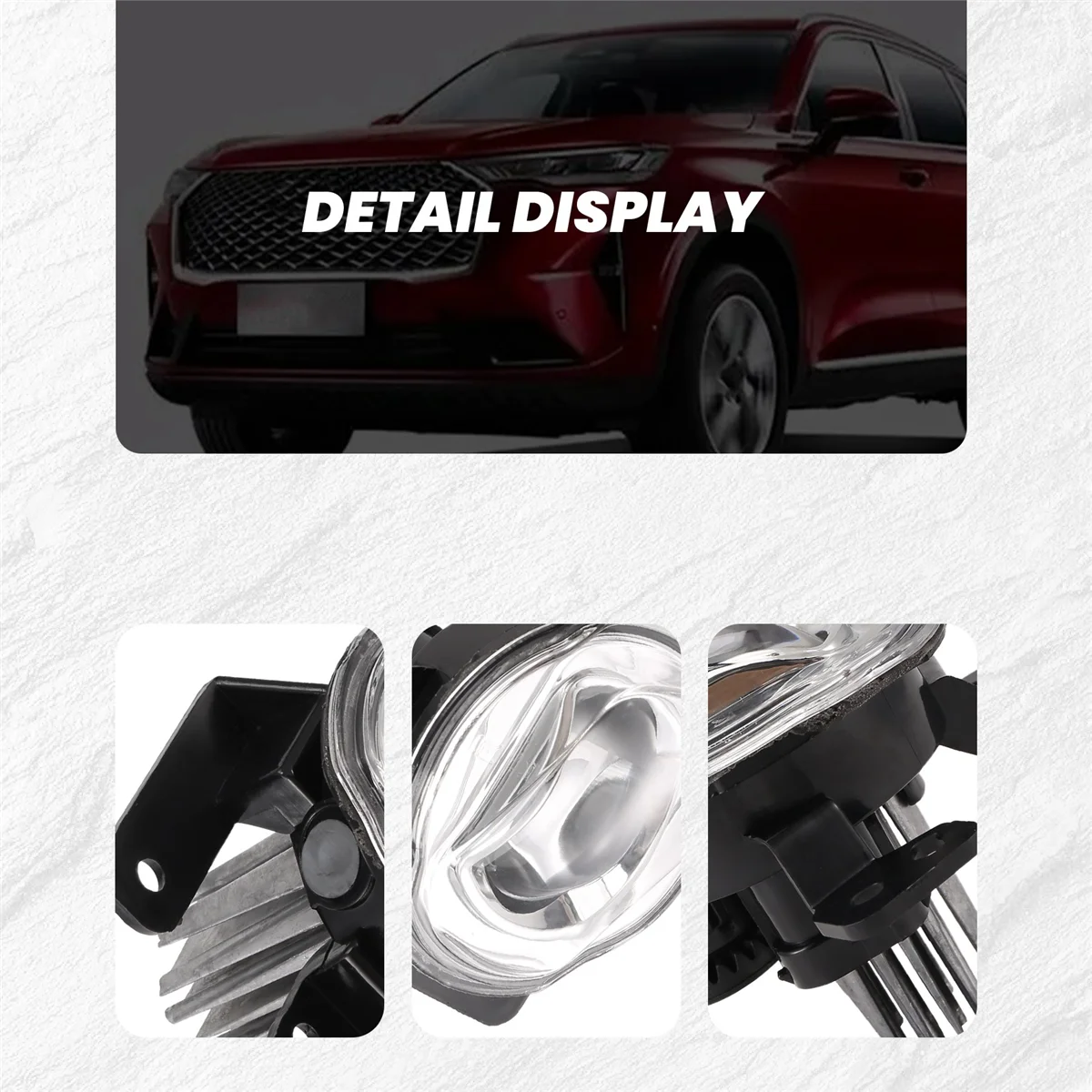 Передний бампер автомобиля дневные ходовые огни противотуманная фара в сборе