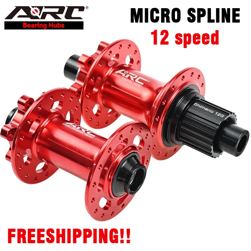 

ARC Micro Spline 12 Speed MTB Hub Front 9x100 15x100 Rear 10x135 12x142 Bike Bicycle Cycling Hub 6 Pawls 114 Clicks HG / MS / XD