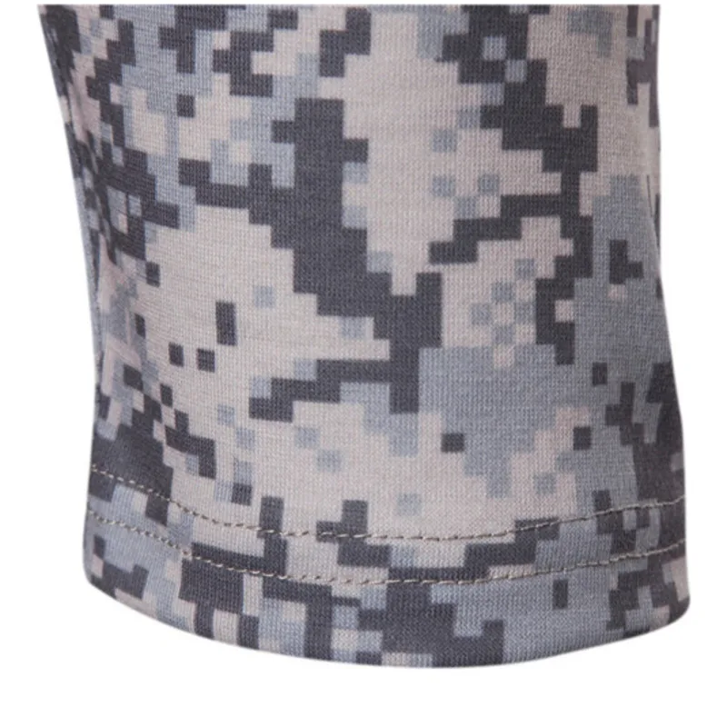 Новинка 2024 осенняя мужская эластичная камуфляжная футболка HKSH с длинным рукавом