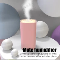 usb air humidifier small home silent ultrasonic car atomizer with led night light mini office desktop air purifier