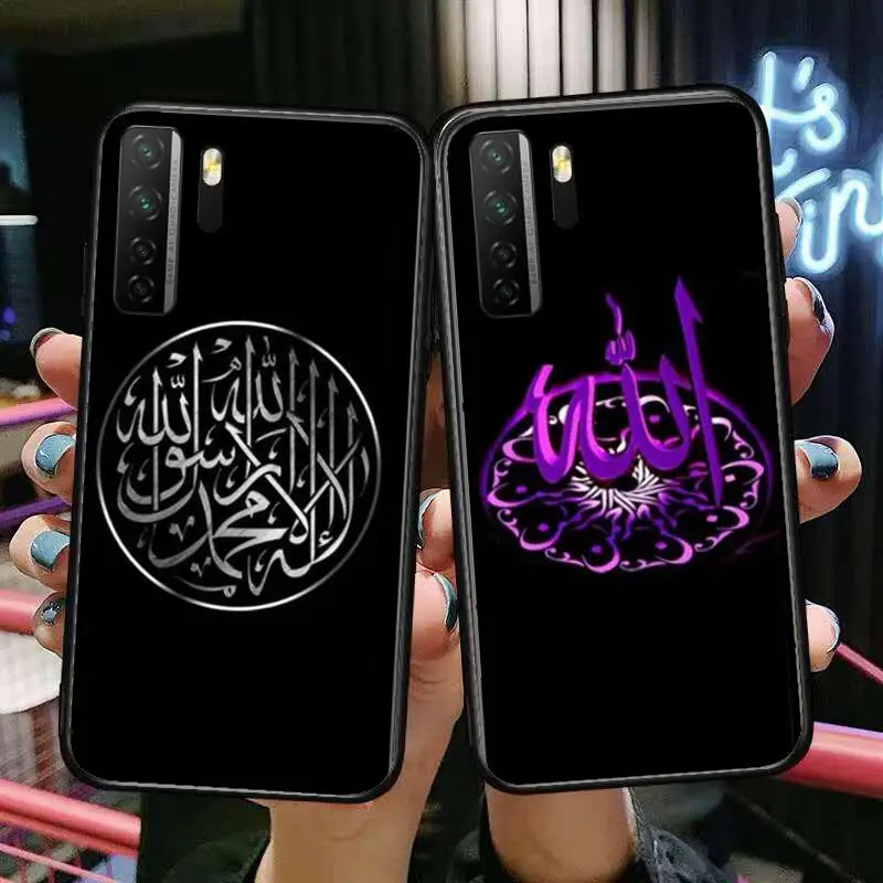 

Arab Muslim Islamic Pattern Black Soft Cover The Pooh For Huawei Nova 8 7 6 SE 5T 7i 5i 5Z 5 4 4E 3 3i 3E 2i Pro Phone Case case