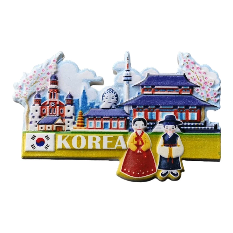 Магнитный декор для холодильника Япония Корея Германия Россия Новая Зеландия