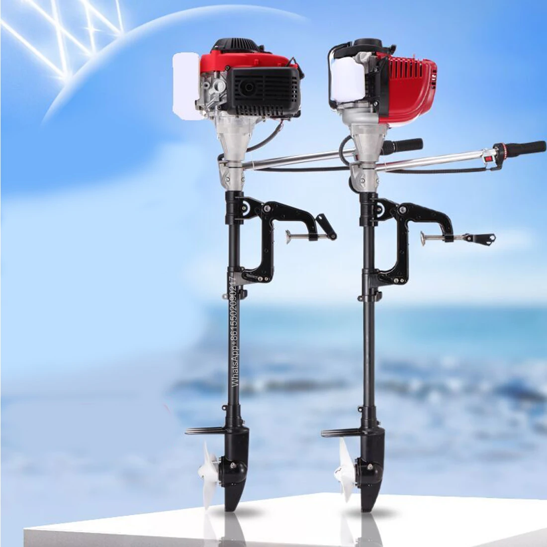 

Rubber boat outboard propeller marine outboard two stroke four stroke 4-horse assault boat gasoline outboard