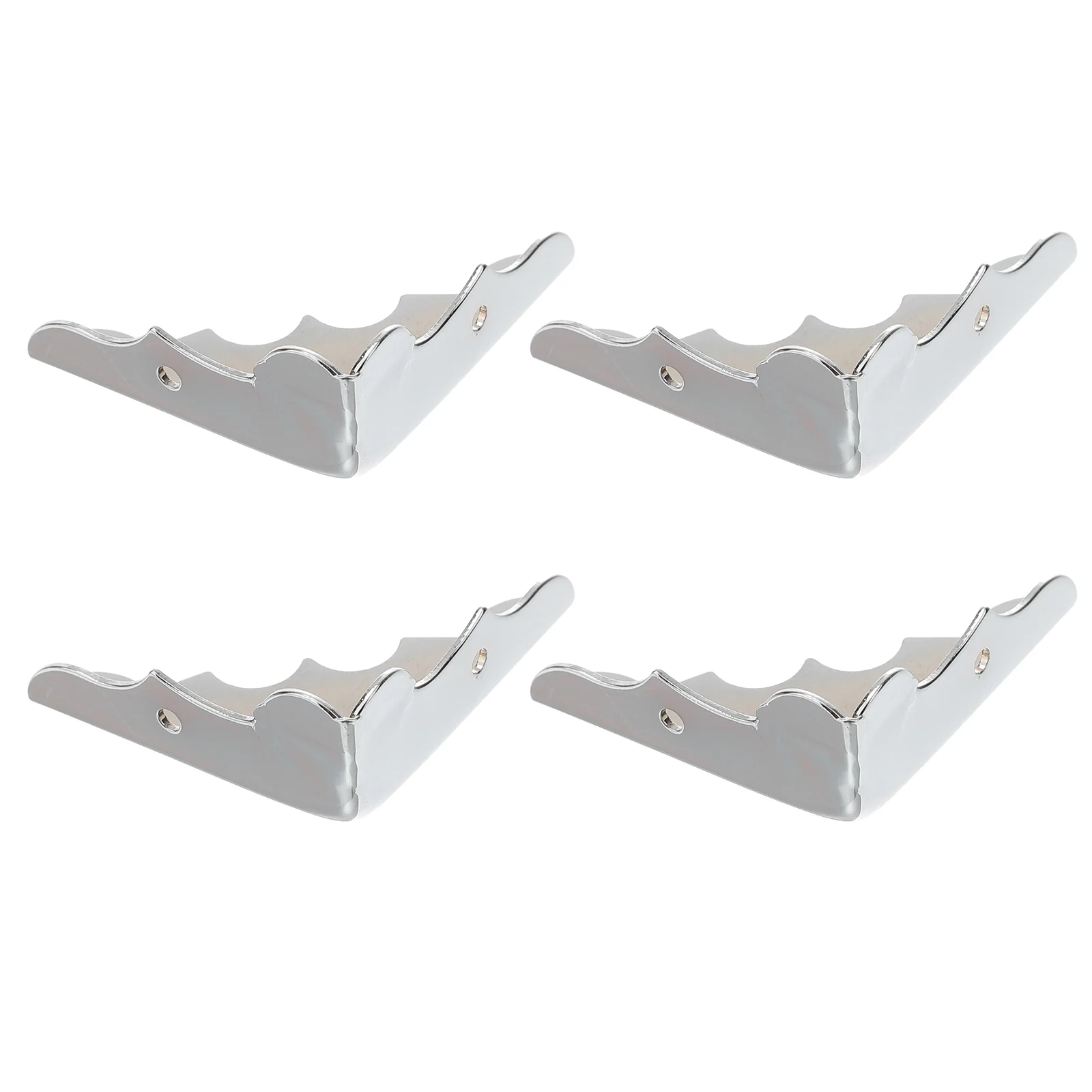 

Corner Box Guitar Protector Case Corners Cover Replacement Decorative Carrying Protectors Metal Furniturefeet Jewelrysilver