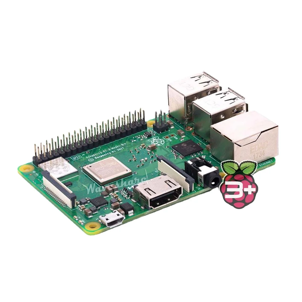 Raspberry Pi 3 Model B +, ЦП третьего поколения Pi A 1,4 ГГц 64 бит Quad-core ARM Cortex-A53
