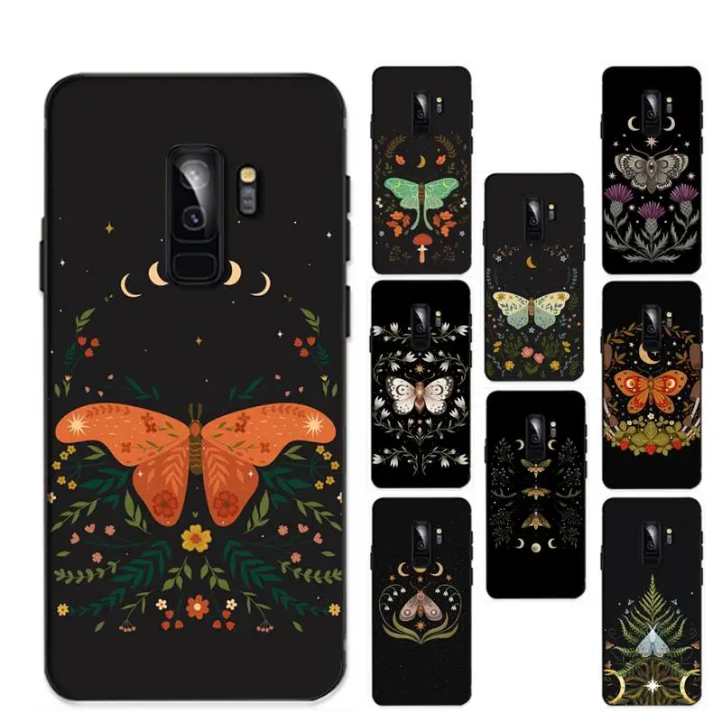 

Forest Magical Moth Thistle Phone Case For Samsung Galaxy S 20lite S21 S21ULTRA s20 s20plus for S21plus 20UlTRA