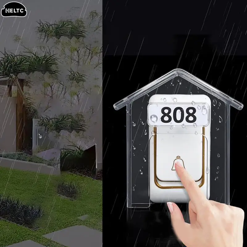 1PC Plastic Waterproof Cover For Wireless Doorbell Smart Doo