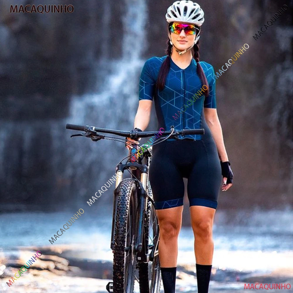 

Kafitt MACAQUINHO Women's Fashion Cycling Clothes Triathlon Skinsuit Sets 2022 Roupa Ciclismo Feminina Bike Jumpsuit Kits Summer
