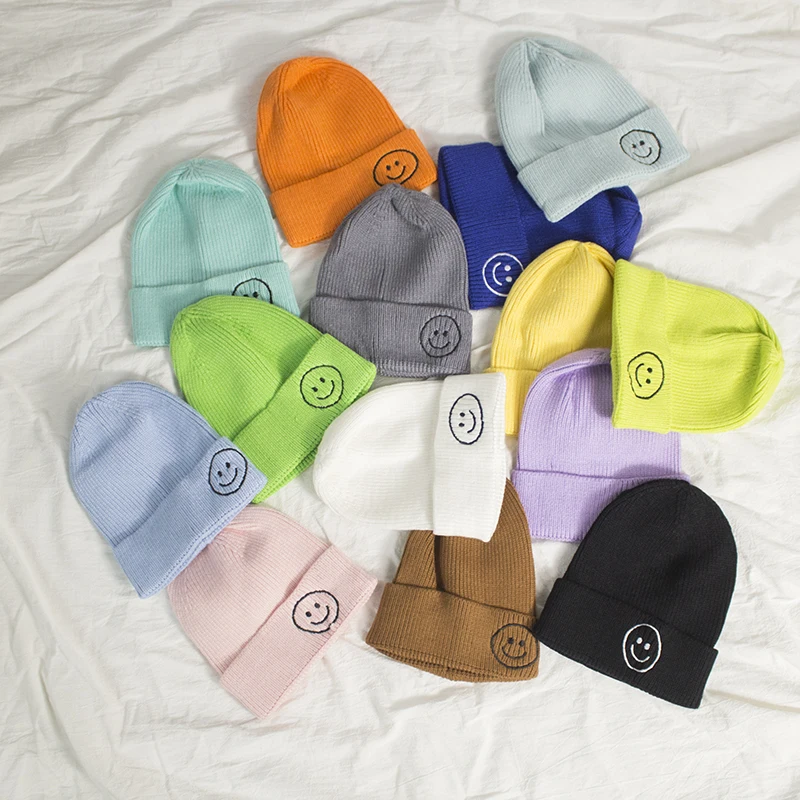 

14 шт./лот 2020, зимняя теплая вязаная шапка-тюрбан для новорожденных, детей, девочек, мальчиков, однотонная хлопковая Шапка-бини, шапка для дете...