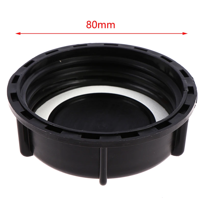 Черная пластиковая крышка клапана 3 дюйма 100 мм для герметичного резервуара IBC