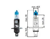 

50310NU-93098621 for 12V H1 55W 120 more light