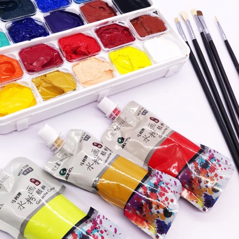 

F3MA Acrylic Paint 11 Colors 100ml Pouches In Bags Rich Pigment, Non Fading Non Toxic