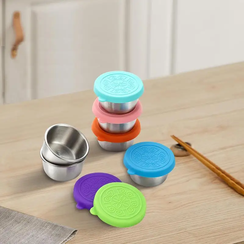 Набор контейнеров для соуса герметичные подставки из нержавеющей стали с