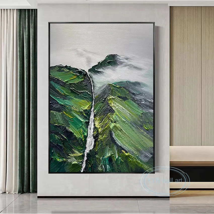 

Настенная 3D картина маслом ручной работы Aoyama Настенная роспись современный акриловый холст постер для гостиной спальни Кабинета гостиницы