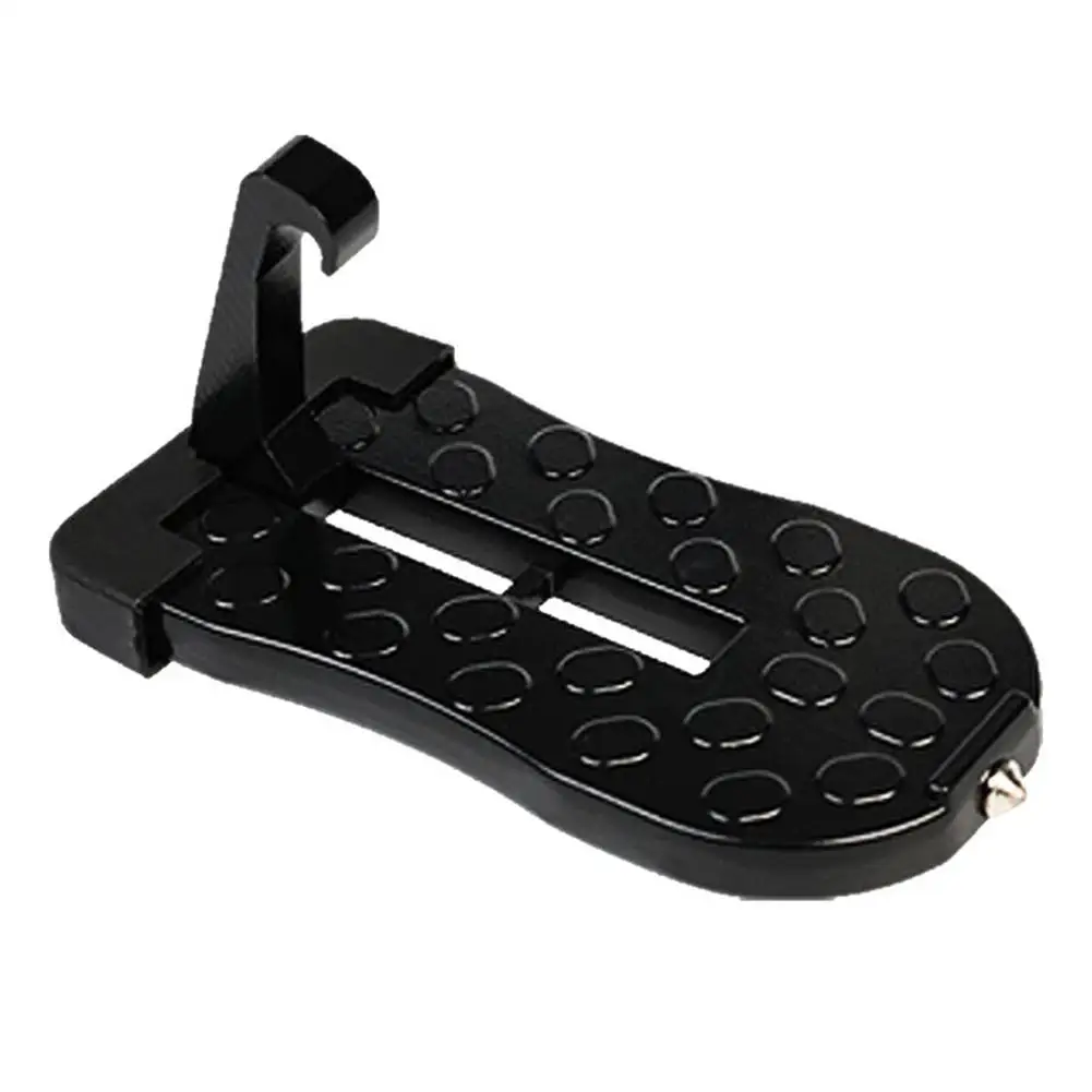 

Багажник на крышу автомобиля, складной универсальный крючок с защелкой из алюминиевого сплава, вспомогательный инструмент для педали для грузовика, прицепа, доступ к безопасности автомобиля