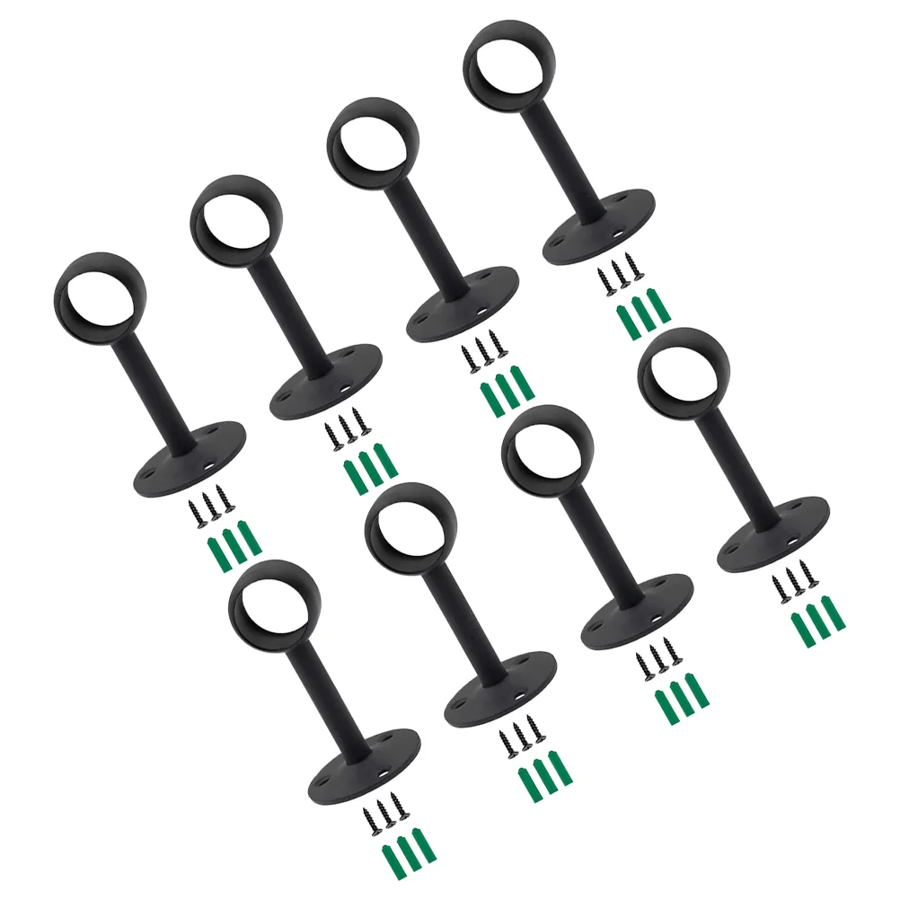 8 шт. кронштейн для карниза душа потолочное крепление фланец из нержавеющей стали