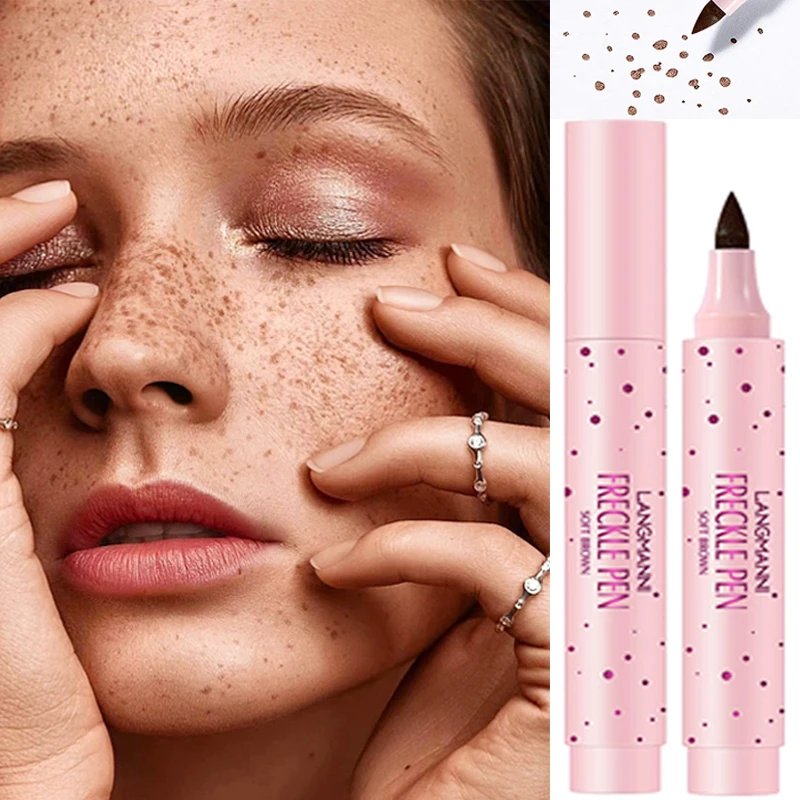 

Natural Freckles Pen Face Dot Spot Pen Dark Brown Eyeliner Not Easy To Fade Long Lasting Waterproof Durable Embellishment Makeup
